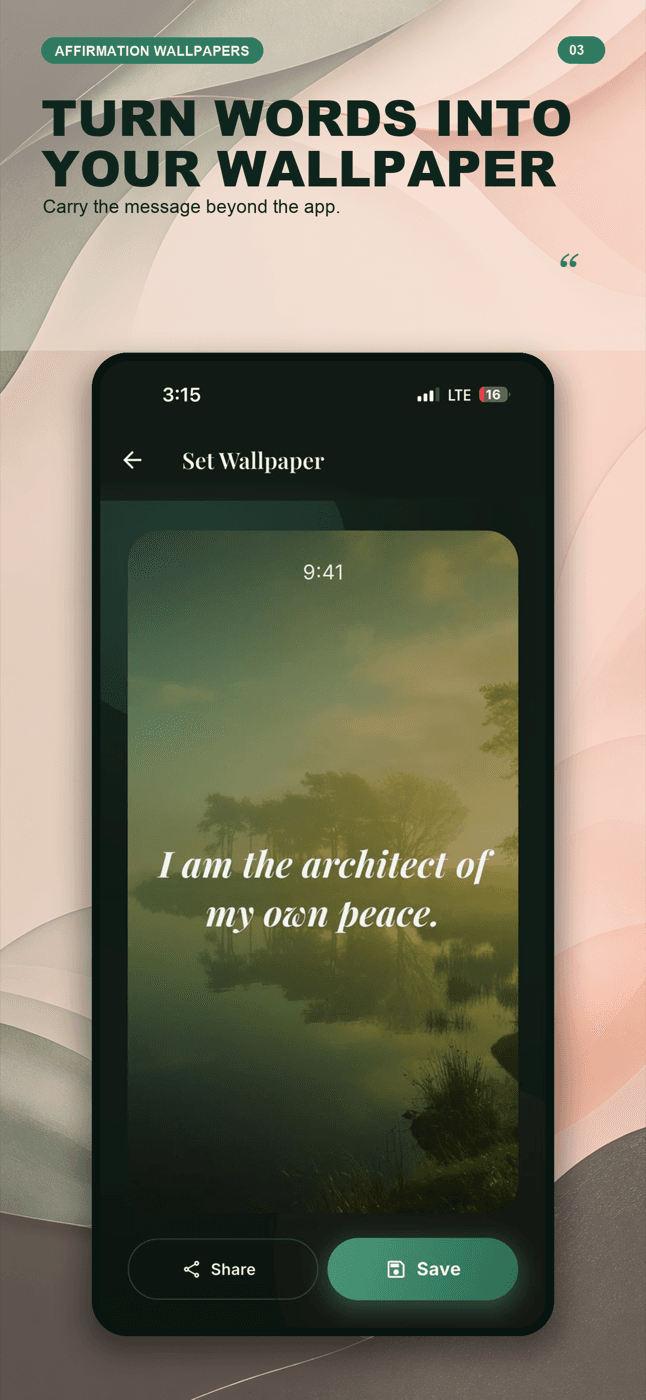 Affirmation screenshot 3